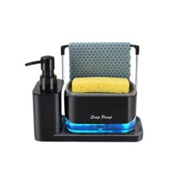 Hand & Hand Soap Dispenser With Sink organizer