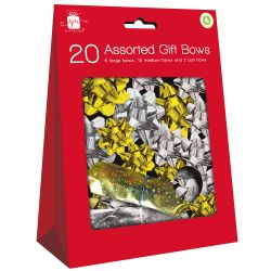 Bows Assorted mixed 20PK