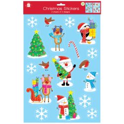 Santa and Friends Stickers