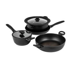 Prestige X Nadiya Stackable Induction Pan set