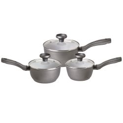 Earth Pan 3 Piece Non Stick Saucepan Set