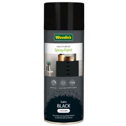 Woodie's 400Ml Satin Black Spray