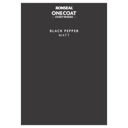 Ronseal One Coat Everywhere Paint Peel & Stick Black Pepper