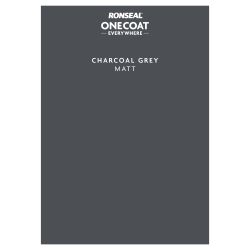 Ronseal One Coat Everywhere Paint Peel & Stick Charcoal Grey