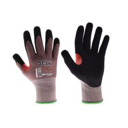 Scan Cut F Glove - Nitrile Palm Sz 9