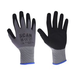 Scan Breathable Nitrile Micro-Foam Gloves - Size 9