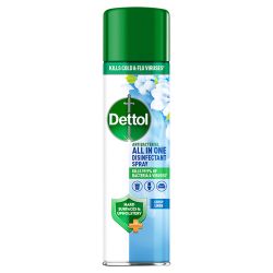 Dettol All In One Disinfectant Spray Crisp Linen 300ML