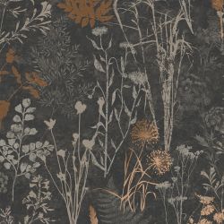 Superfresco Easy Organics Black/Copper Wallpaper