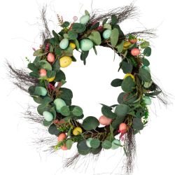 Wreath with Eggs 50cm