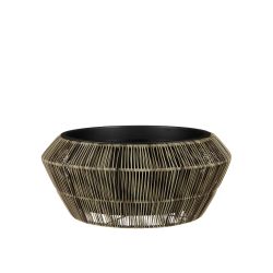 Peta Round Pot 23cm Grey