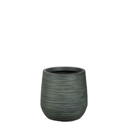 Havana Round Pot 22cm Petrol Green