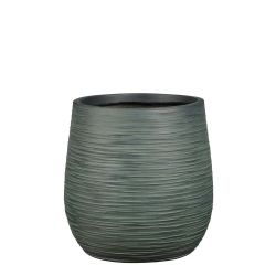 Havana Round Pot 32cm Petrol Green