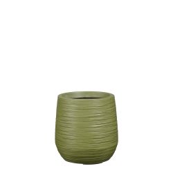 Havana Round Pot 22cm Green