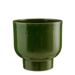 Girona Round Pot 35cm Green
