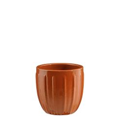 Romero Round Pot 22cm Orange
