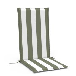 Khaki Stripe Pattern Recliner Cushion