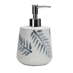 Blue Leaf Ceramic Lotion Dispenser