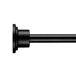 Croydex Stick 'n' Lock Premium Telescopic Rod Matt Black
