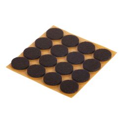 Fix-O-Moll Felt-Glider Ï 22 Mm Self-Adhesive Brown
