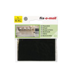 Fix-O-Moll Felt Pad 100X100 Mm Self-Adhesive Brown