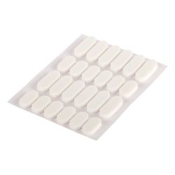 Fix-O-Moll Soundabsurbing Pads Self-Adhesive White
