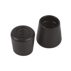 Fix-O-Moll Tube Caps Anti-Slip Ï 16 Mm Black