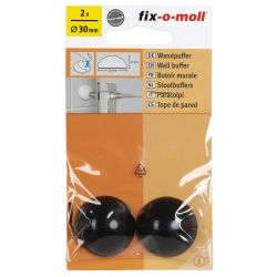 Fix-O-Moll Wall Buffer Ï 30 X 13 Mm Adhesive Black