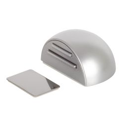 Fix-O-Moll Door-Stay Magnetic Self-Adhesive Silver