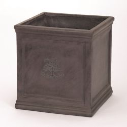 JC & Co Lead Cube Pot 27cm