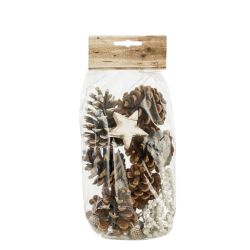 Mica Decorations Potpourri off white l6xw10xh26cm