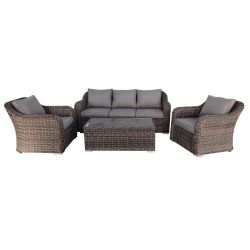 Rattan Portofino 5 Seater Sofa Set