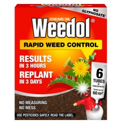 6 Pack Weedol Rapid Weed Control Tubes