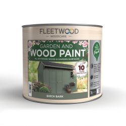 750Ml Fleetwood Garden And Wood Paint Birch Bark