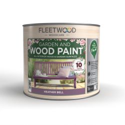 750Ml Fleetwood Garden And Wood Paint Heather Bell