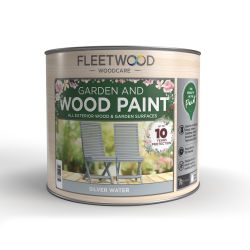 750Ml Fleetwood Garden And Wood Paint Silver Water