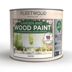 750Ml Garden And Wood Paint Brilliant White