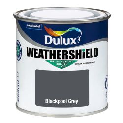 Dulux Weathershield Smooth Masonry Blackpool Grey 250ml