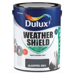 Dulux Weathershield Smooth Masonry Blackpool Grey 5L