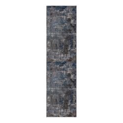 Wonderlust Abstract Blue Runner 66x220cm