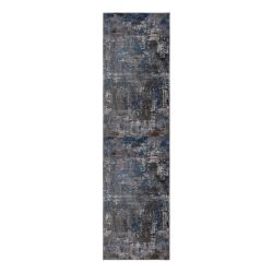 Wonderlust Abstract Blue Runner 66x220cm