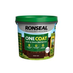 Ronseal One Coat Shed & Fence Protector Dark Oak 5L