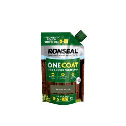 Ronseal One Coat Shed & Fence Protector Refill Pouch Forest Green 950Ml