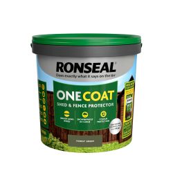 Ronseal One Coat Shed & Fence Protector Forest Green 9L