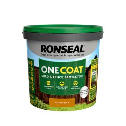 Ronseal One Coat Shed & Fence Protector Harvest Gold 9L