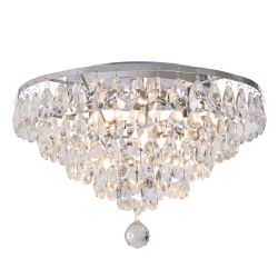 Cascade Lighting Bliase 40 Cm Crystal Diamond Flush