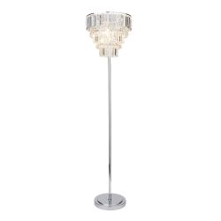 Cascade Lighting Lochlyn Floor Lamp Chrome