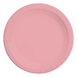 Pink Paper Plates 23cm 8 Pack