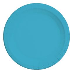 Turquoise Paper Plates 23cm 8 Pack