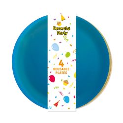 Reusable Clear Party Plates 4 Pack