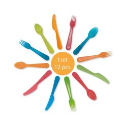 Reusable Coloured Cutlery 4 Pack